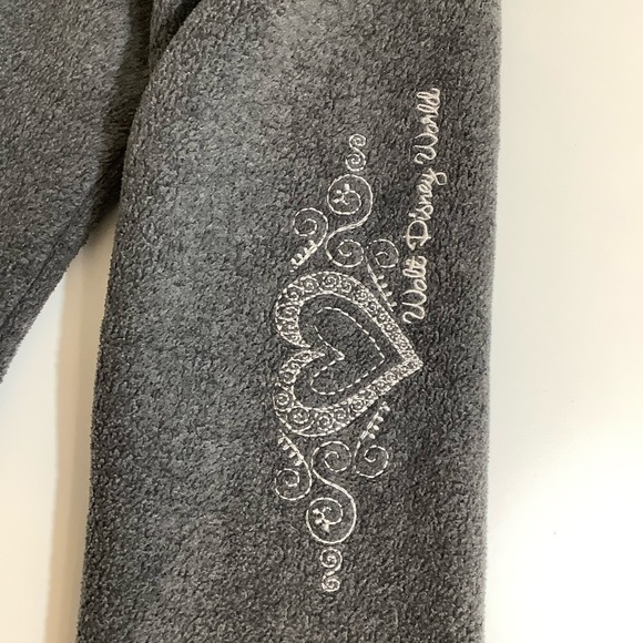 Disney zip up fleece Mickey Minnie sweater SZ M - Picture 12 of 14